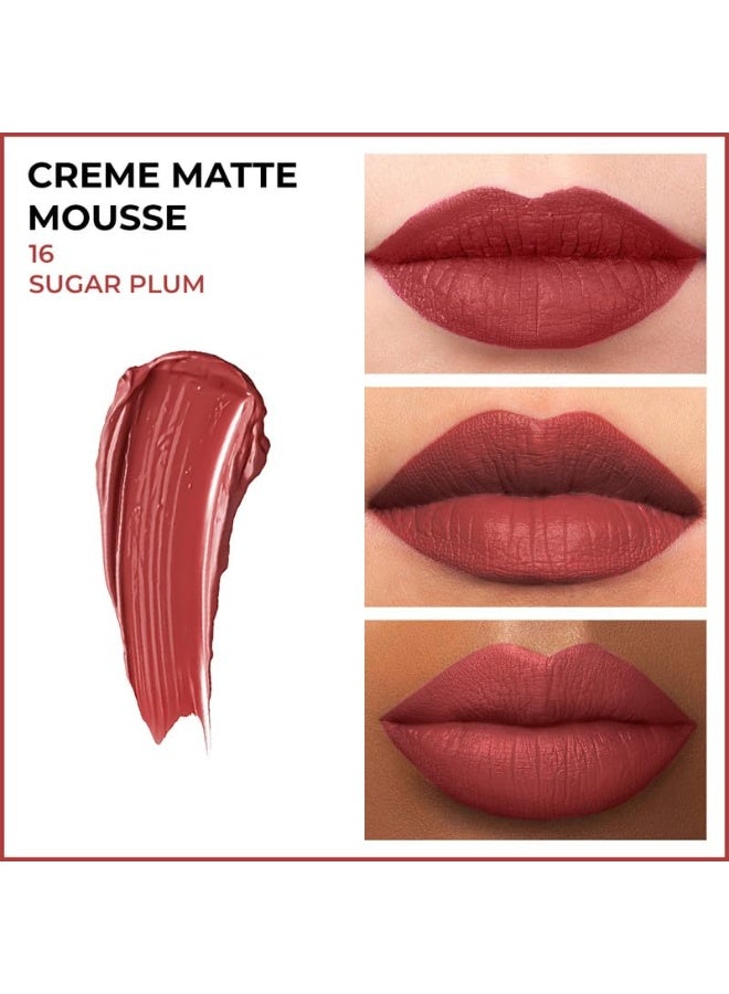 إنسايت كريم إنسايت موس مطفي | ملمس مخملي | لمسة نهائية مطفية ناعمة | غني بالسكوالين | تركيبة خفيفة الوزن تدوم طويلاً | لون البرقوق السكري - 6.5 غرام - Image 2